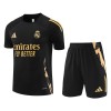 Maglia ufficiale Real Madrid Pre-Match 2024-25 Nera per Bambino